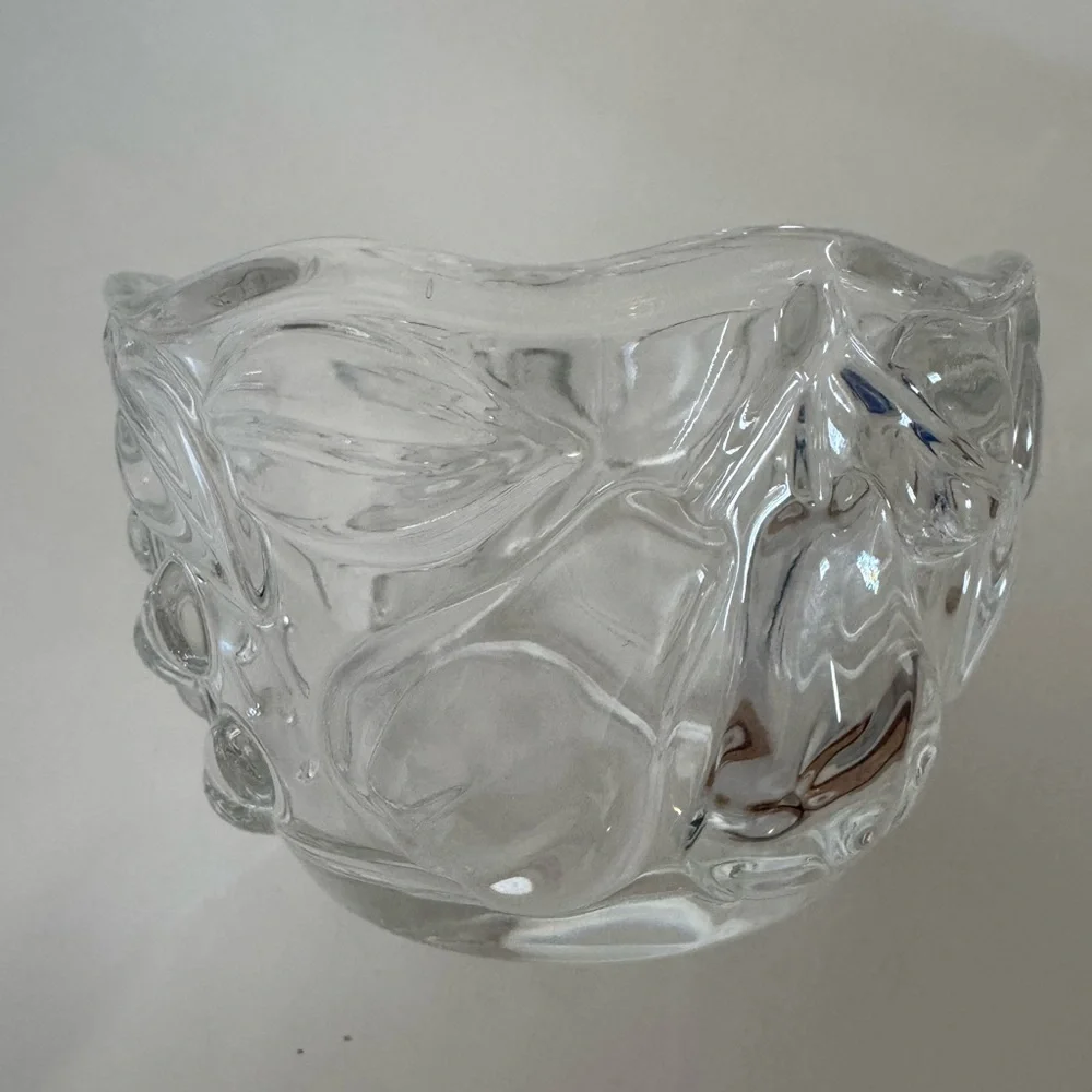 Waltherglas Garden Harvest Tealight Votive Candle Holder Vintage Set/4 Cherries